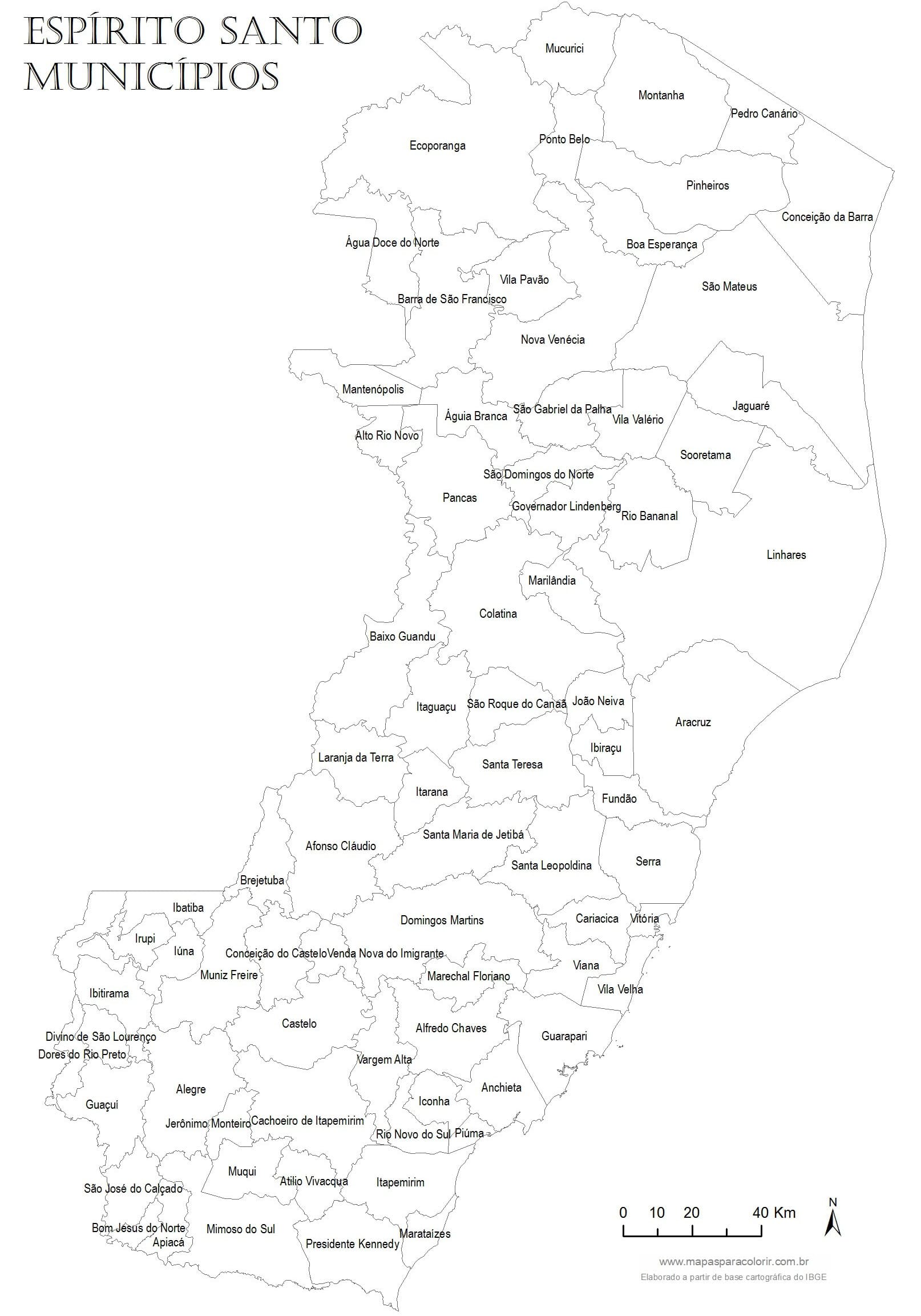 Espirito Santo - Municípios